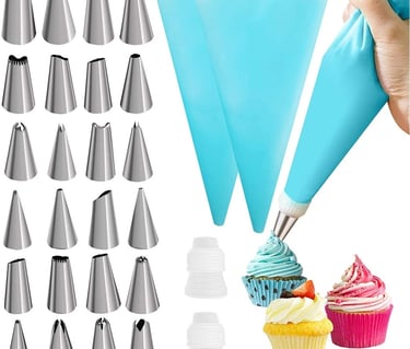 saco e bicos de confeitar