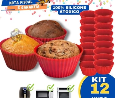forminhas cupcake de air fryer