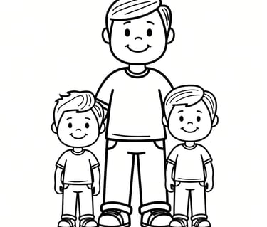father pages for coloring