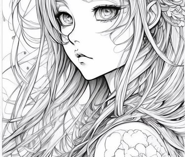 manga pages for coloring