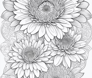 flowers pages for coloring