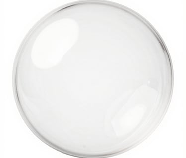 white striped round textile