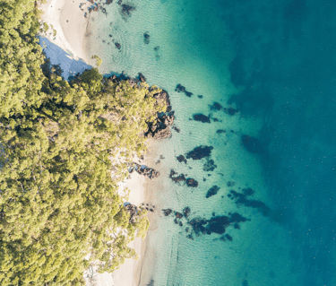 View of Orion Beach in Vincentia on the shores of Jervis Bay