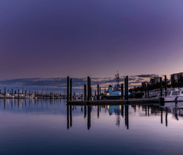 Evening at Mackay Habour. Created by Glen Ross.