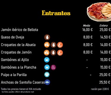 Carta de Entrantes