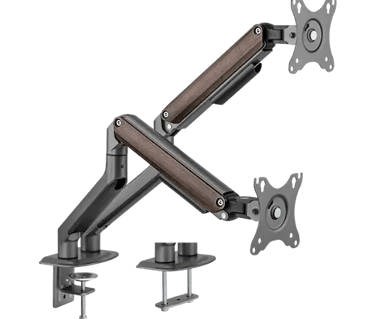 Singularity-India-LUMI-Gas-Spring-Dual-2-Monitor-Arm-Stand-Mount-Clamp-LDT63