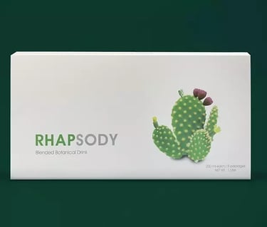 Rhapsody cactus-based drink, a refreshing blend to nourish and hydrate.