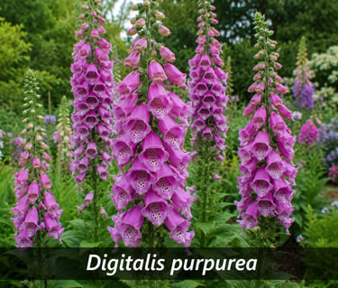la fleur Digitalis purpurea