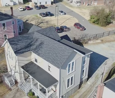 Residential roof replacement in Farmville, VA by Melvin T. Morgan Roofing