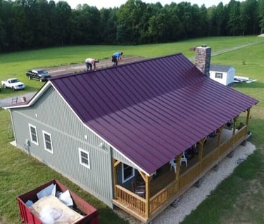 Asphalt shingle roof installation for homeowner in King William VA