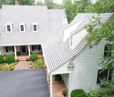 Asphalt shingle roof installation for homeowner in Charlottesville VA