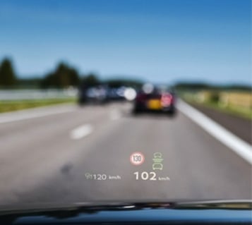 Head Up asistavimo sistema automobilio stiklas su HUD sistema