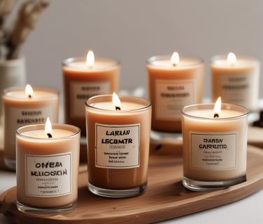 A collection of colorful art-inspired gifts displayed elegantly.