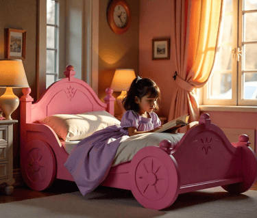 Girls pink coach bed [aid link.