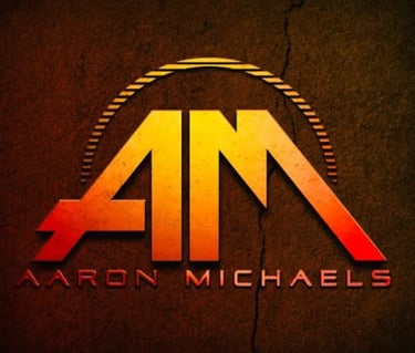 a logo for Aaron Michaels