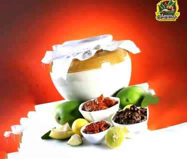 a jar of home made pickle