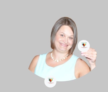 a woman holding a white button up to her face