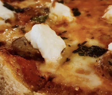 Sausage Ricotta - the best pizza in Hill City and Rapid City.