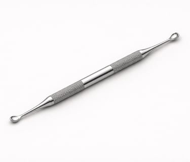 Spoon excavator stainless steel dental caries removal tool CE certified