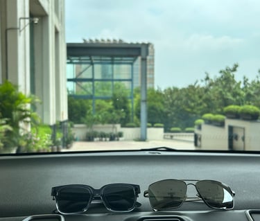 a pair of shades