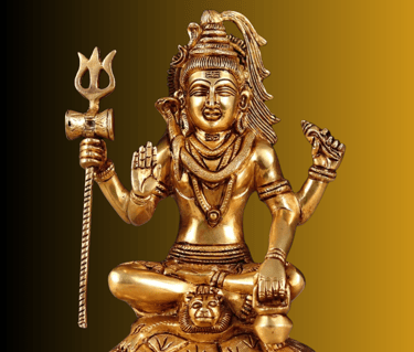 a statue of a hindu god shiv