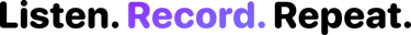 Listen. Record. Repeat. Parle app