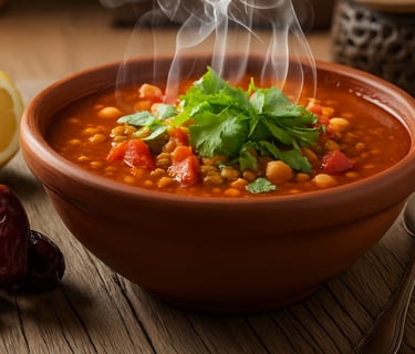authentic Moroccan harira soup