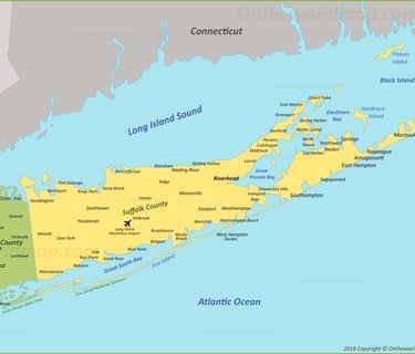 a map of the state of new york