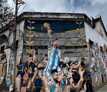 MURAL Lionel Messi