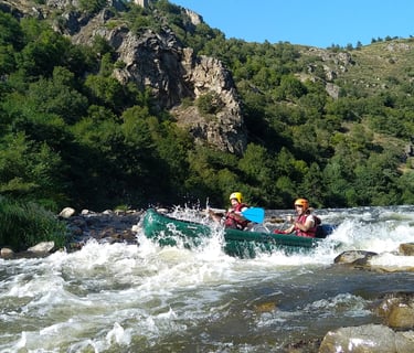 descente guidée allier bivouac sauvage nature rivière