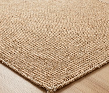 A moody walnut-toned living room bathed in warm amber light, showcasing a serene and inviting atmosphere.