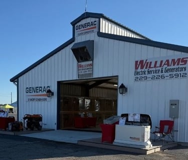 North Florida facility for Williams Electric Service & Generators