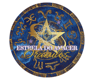 a blue and gold astrological clock with a star in the middle