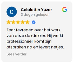 Miray Dakdekkers Google Review