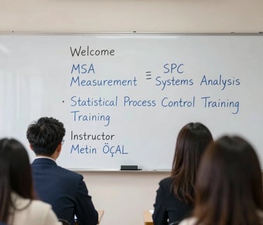 MSA -SPC İstatistiksel Teknikler