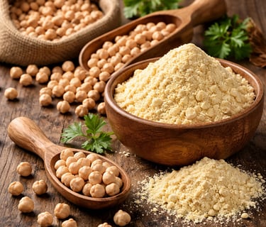 Chickpeas and flour exporter India – high protein pulse for bulk food supply