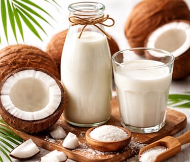 Coconut milk exporter from India – premium bulk supply for food processing and retail