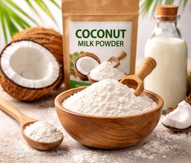 Spray dried coconut milk powder manufacturer India – bulk supply for beverage industry