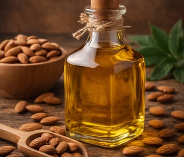 Cold pressed almond oil exporter from India – premium edible oil for bulk and private label supply