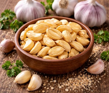Dehydrated garlic cloves exporter India – premium dried garlic for bulk seasoning and food industry