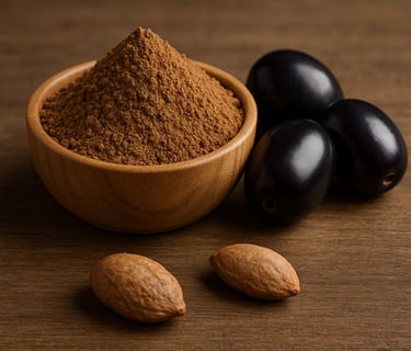 Export quality jamun seed Powder packed in food grade HDPE bags / drums for international markets.