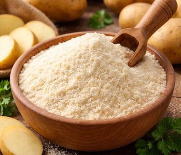 potato powder manufacturer India – food grade vegetable powder for soups and snack processing
