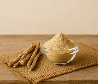 Export quality shatavari powder packed in food grade packaging for international market