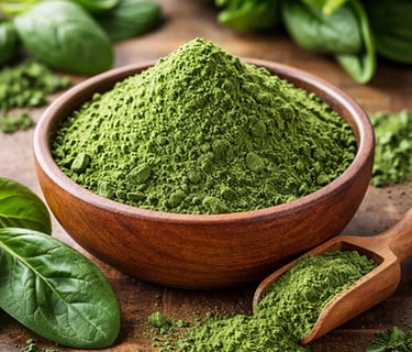 Spinach powder bulk supplier India – premium green vegetable powder for smoothie & pasta formulation