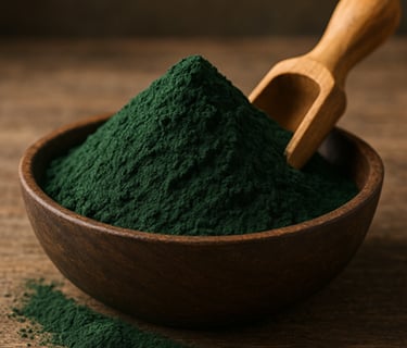 Export grade spirulina powder packed in food grade hdpe bags / drums for international market