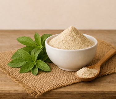 Export grade stevia powder packed in food grade HDPE bags / drums for international market