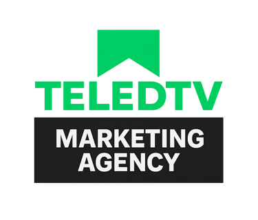 Logo digital marketin agency, gren white black