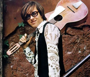 Claudio Baglioni ritratto alla fine degli anni ’60