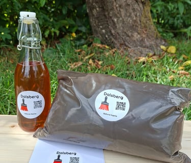 Kit de peinture naturelle suédoise prêt à l'emploi avec huile de lin précuite