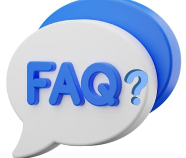 a speech bubble with the word faq on it